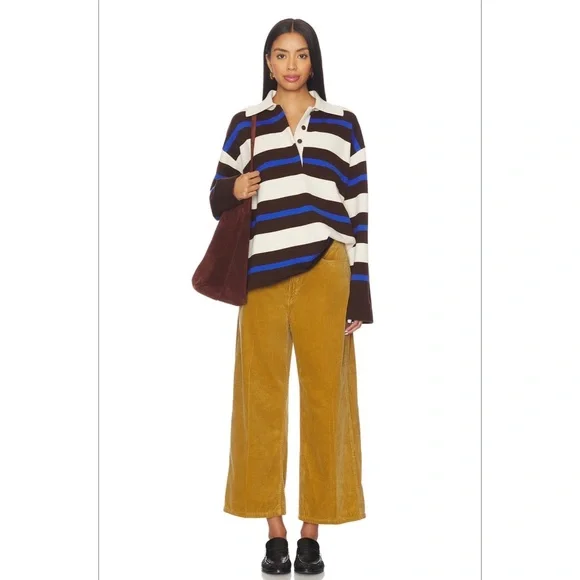 Polo Ralph Lauren Corduroy Wide-leg Cropped Pant - Picture 8 of 12